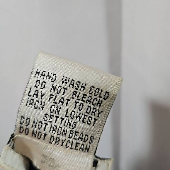 Vintage Robbie Bee 100% Silk Sequin Floral Accent 2 Piece Blue Dress and Blouse - Picture 9 of 16